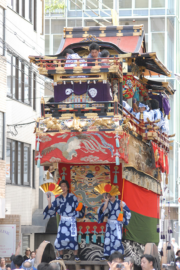 前祭鉾曳き初め