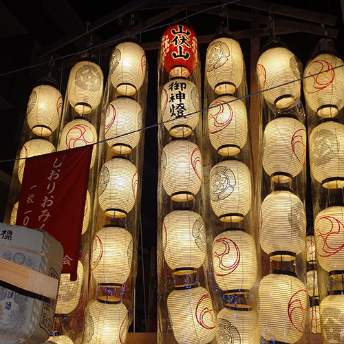 山伏山の駒形提灯