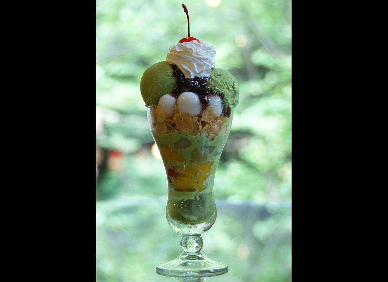 貴船倶楽部のお食事・抹茶パフェ