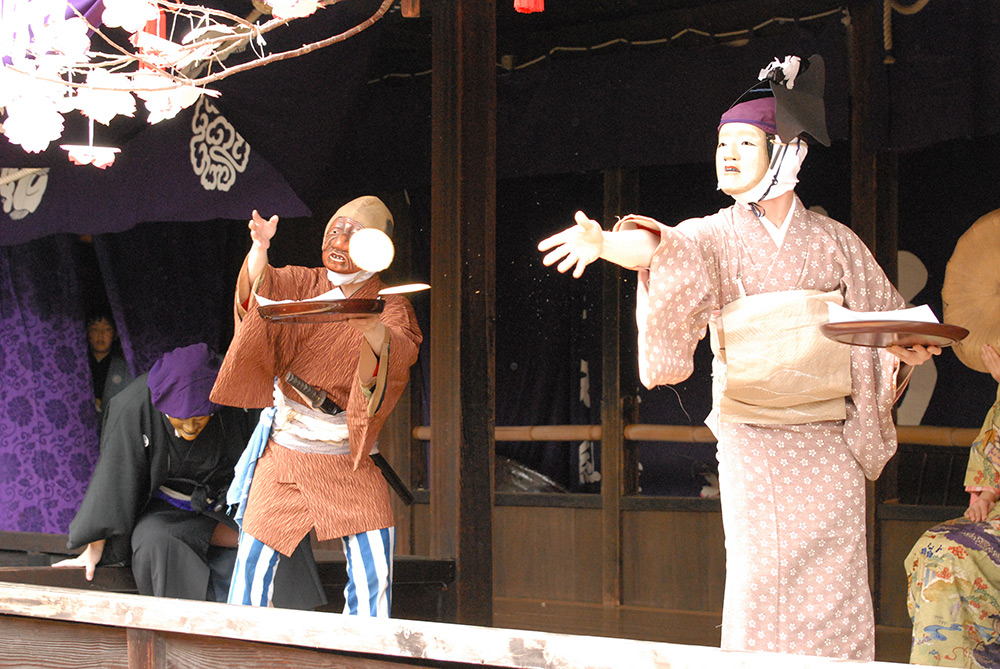 神泉苑大念仏狂言舞台