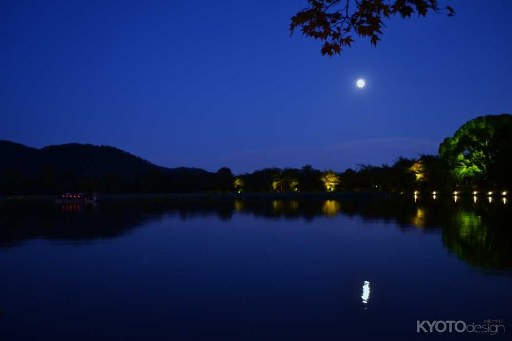 大覚寺・大沢池「観月の夕べ」