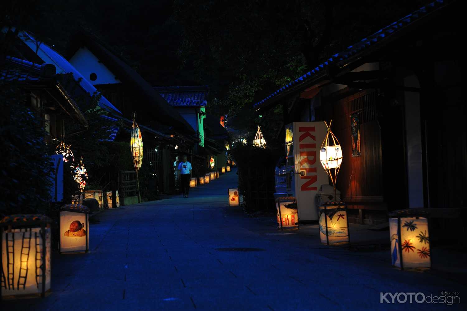 愛宕古道街道灯し