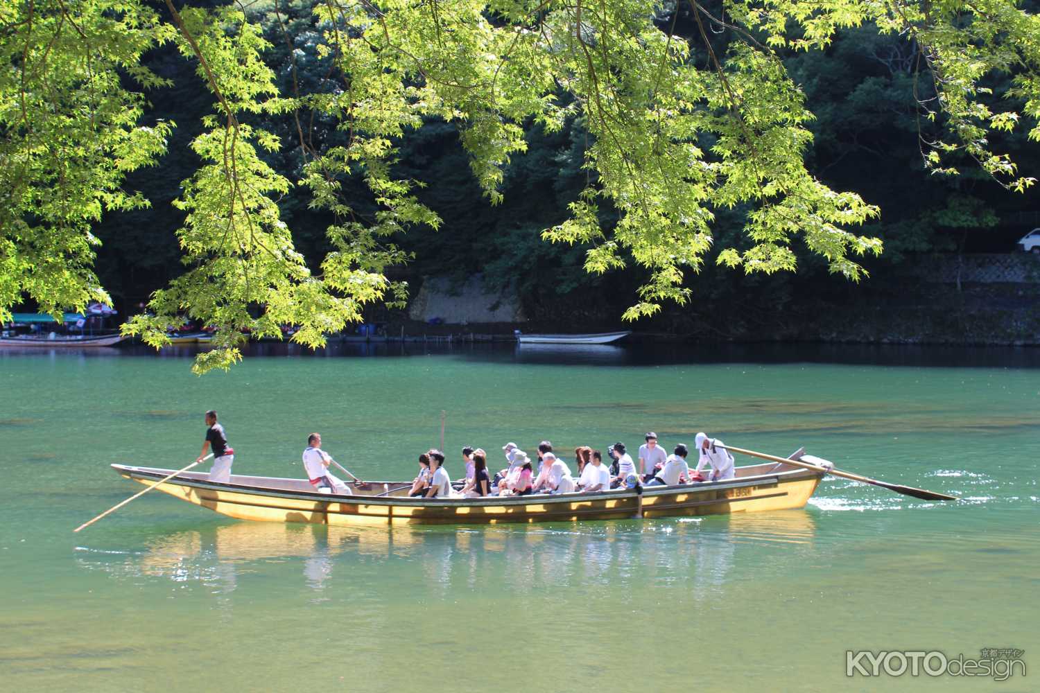保津川下り　川開き