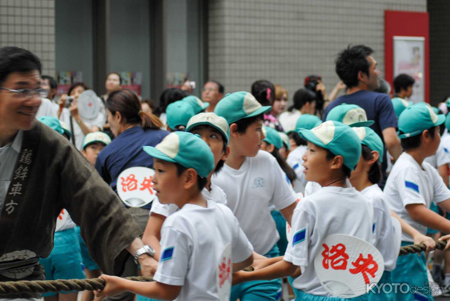 子供の曳き手体験