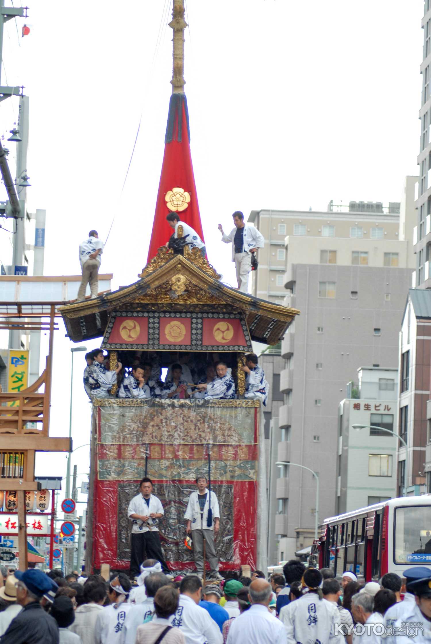 月鉾　曳き初め