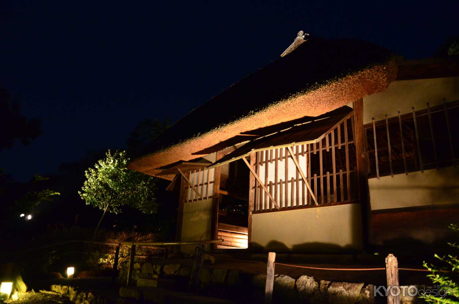 秋の夜の観月茶会