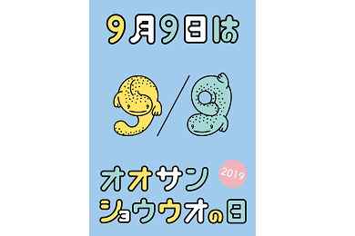 ９月９日はオオサンショウウオの日 2019