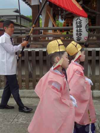 祇園祭2017 久世駒形稚児社参