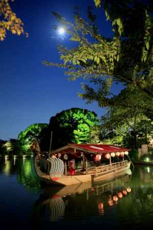 大覚寺・大沢池「観月の夕べ」