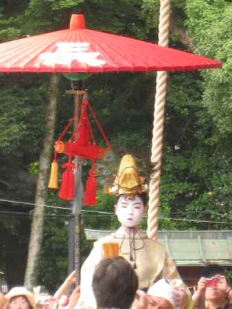 祇園祭2017 長刀鉾稚児社参