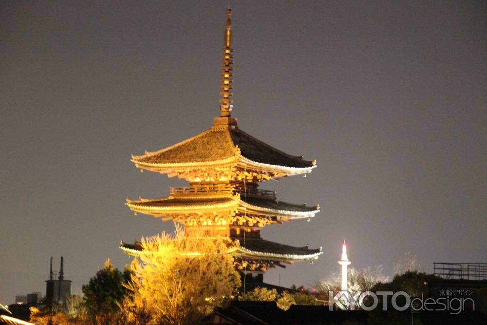 東山花灯路ライトアップ