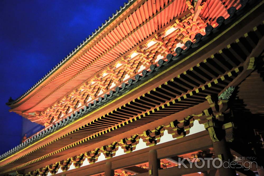 妙心寺三門ライトアップ２