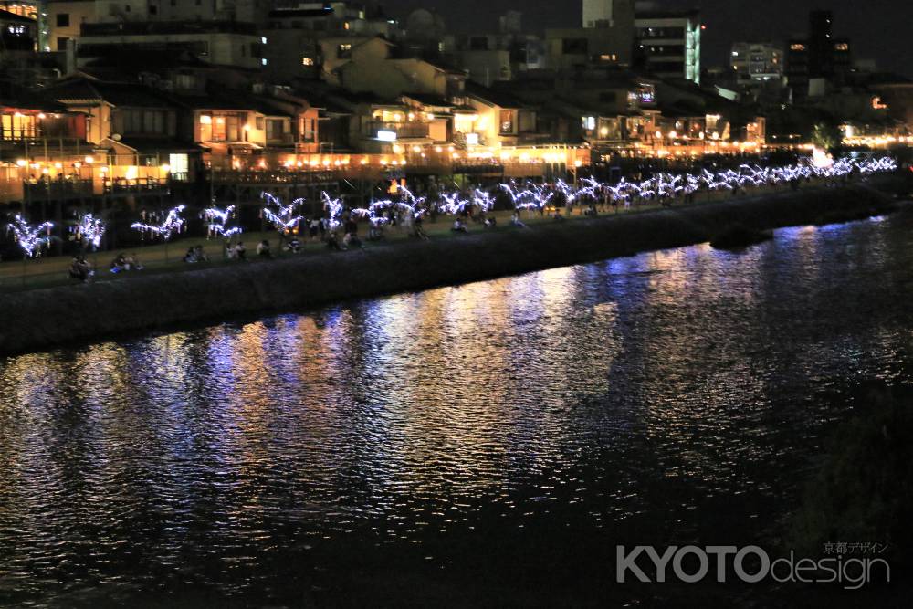 京の七夕、鴨川