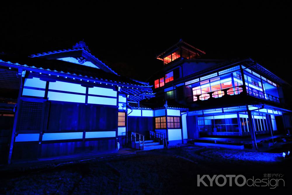 旧三井家下鴨別邸ライトアップ１