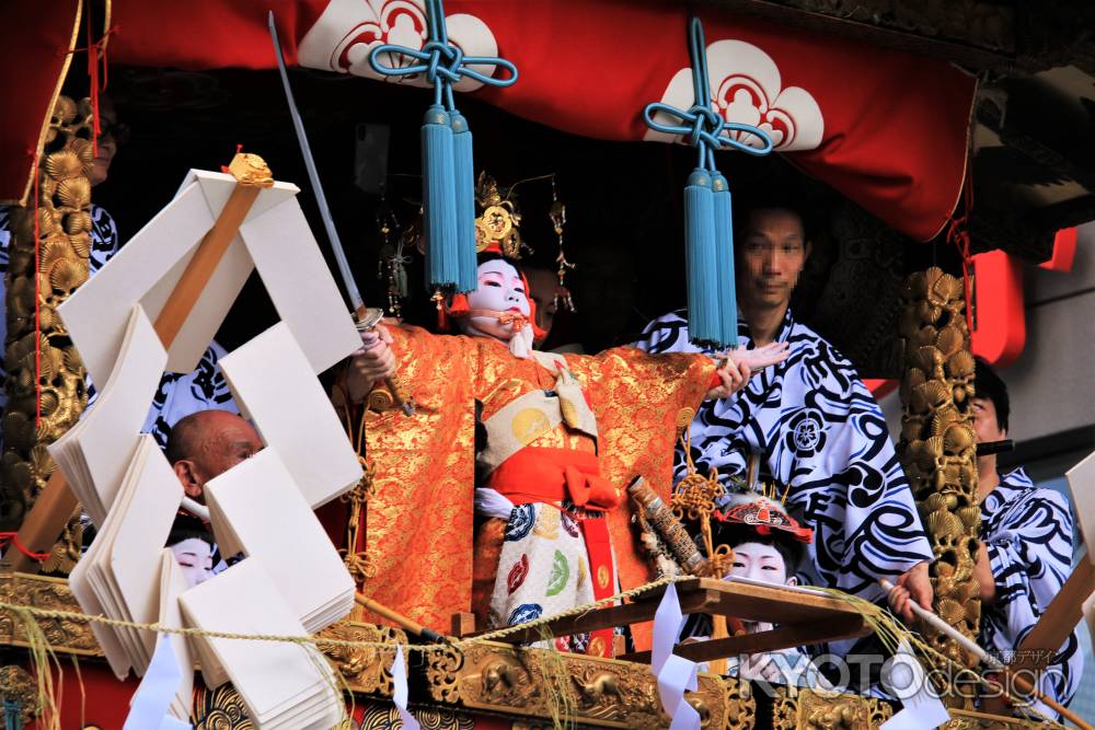 祇園祭、しめ縄切り2019