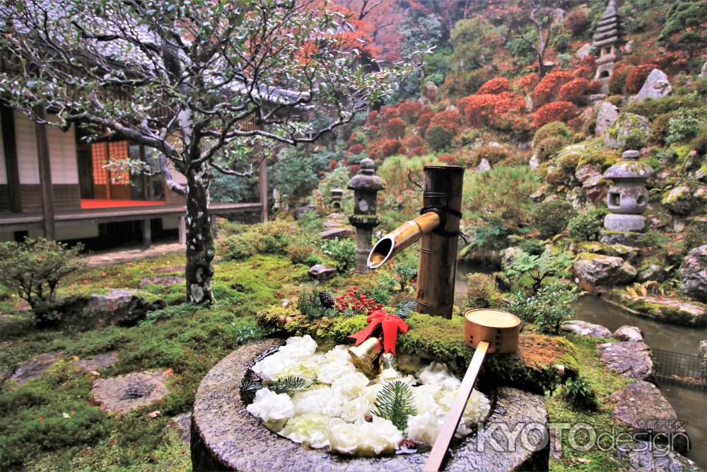 柳谷観音のお庭