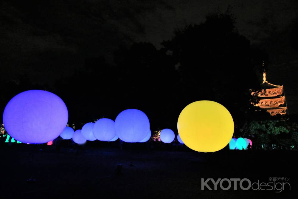 東寺、光の祭２
