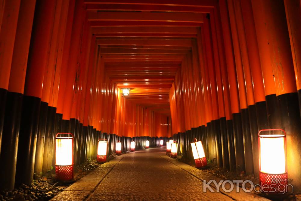 伏見稲荷大社千本鳥居ライトアップ2023-2