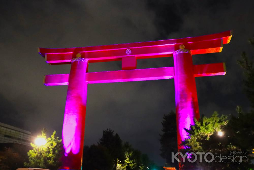 平安神宮奉納ライトアップ-3