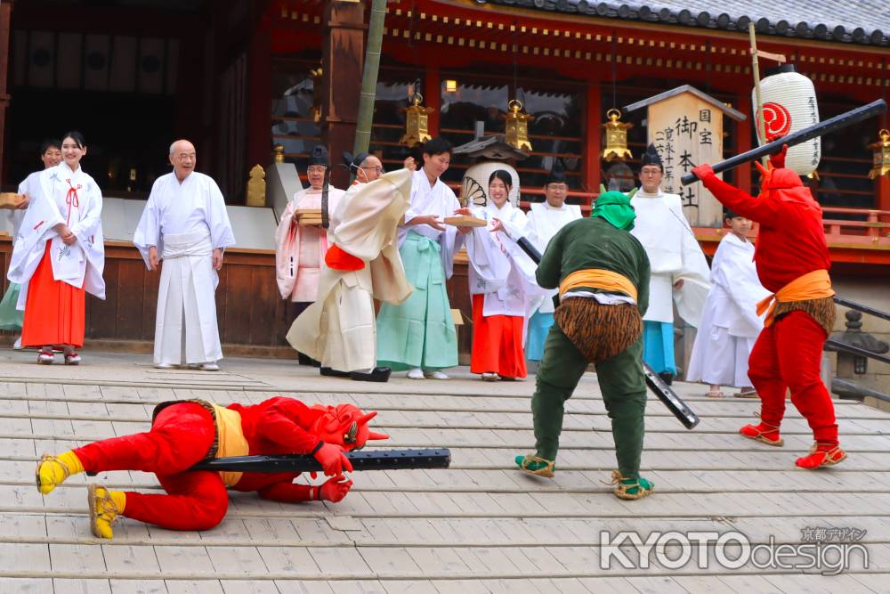 石清水八幡宮の鬼やらい神事2024