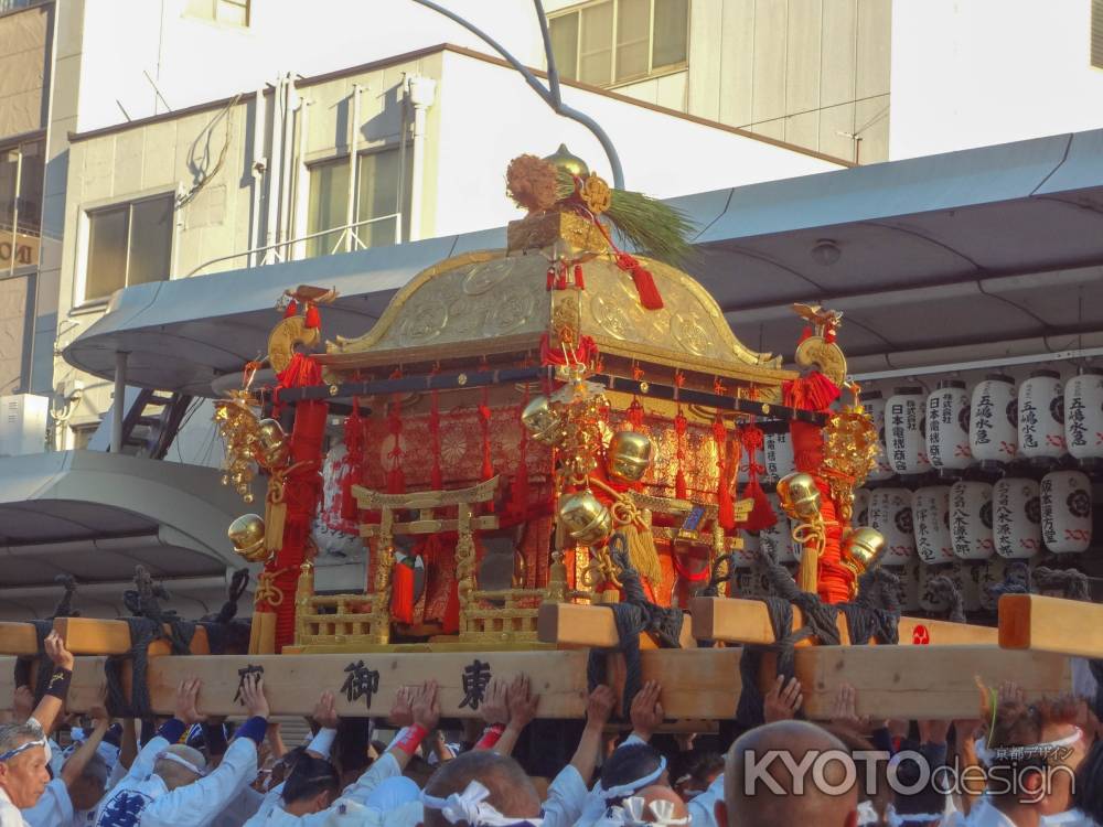 祇園祭2018　東御座神輿　御旅所前にて