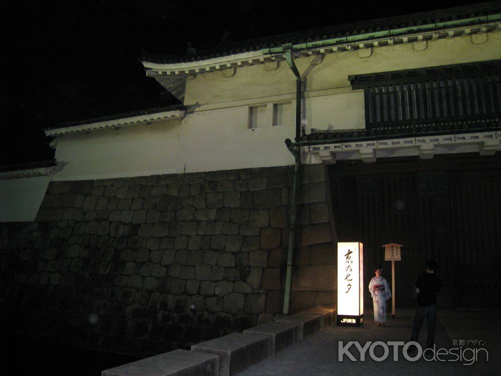 京の七夕閉門の東大手門