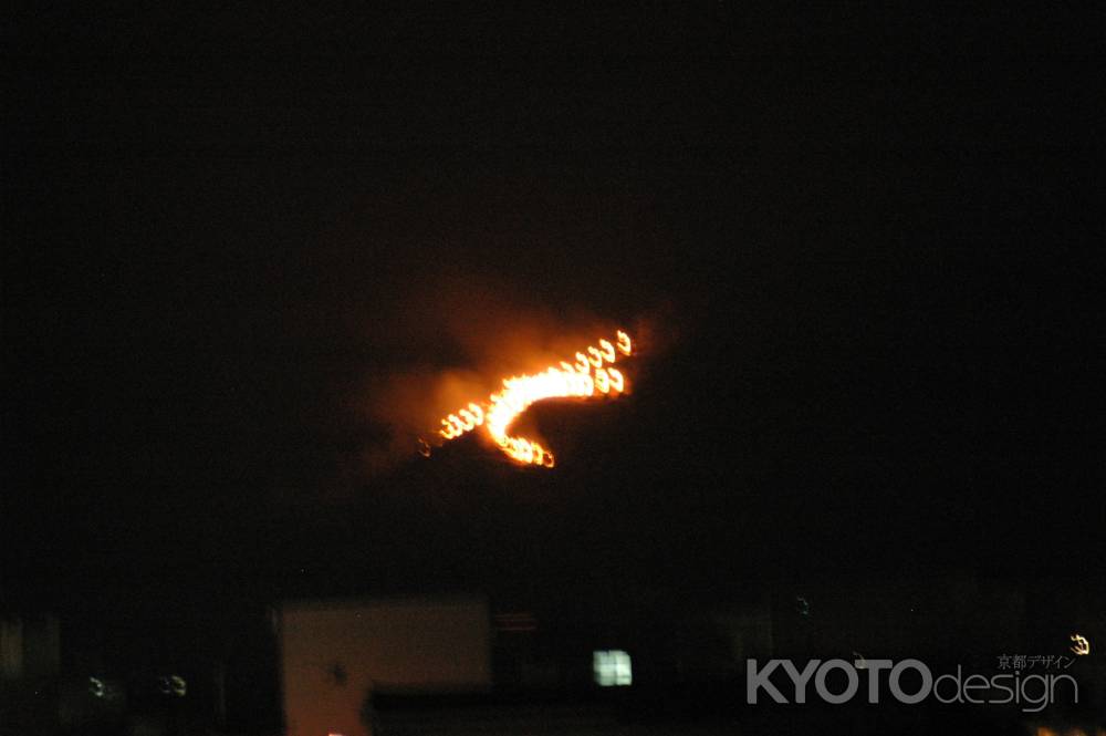 斜めの左大文字