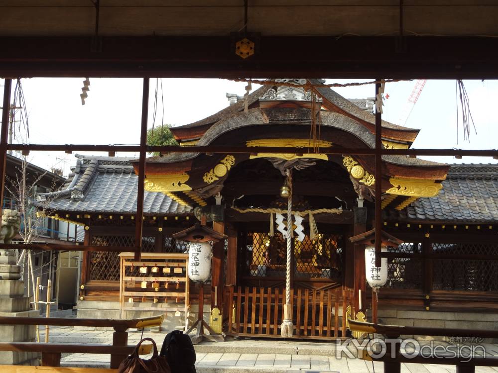 拝殿より望む本殿