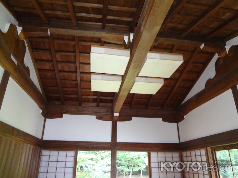 閑院宮邸跡　化粧屋根裏天井