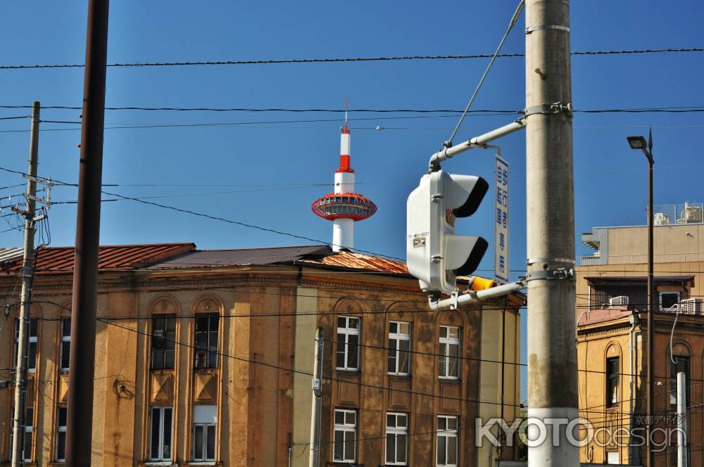 京都タワー遠望