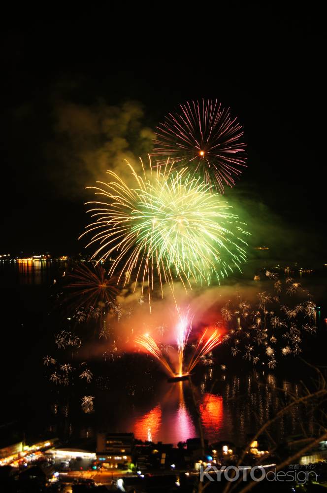 天橋立　ふゆ花火＿１