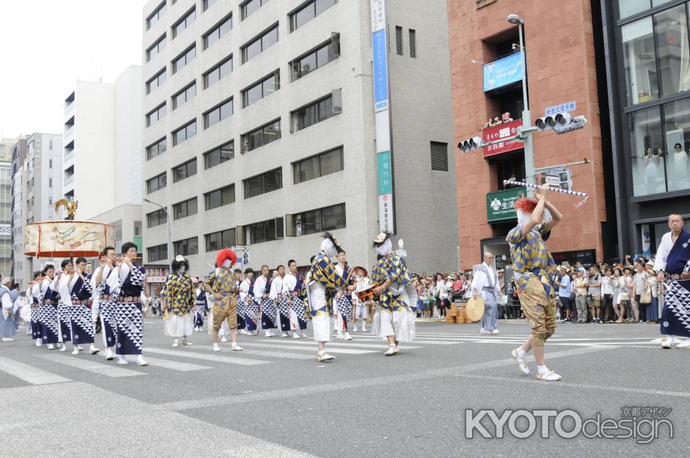 綾傘鉾巡行 棒振り囃子