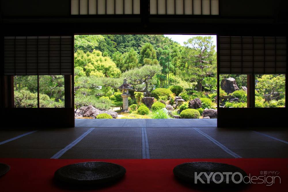 妙満寺の「雪の庭」