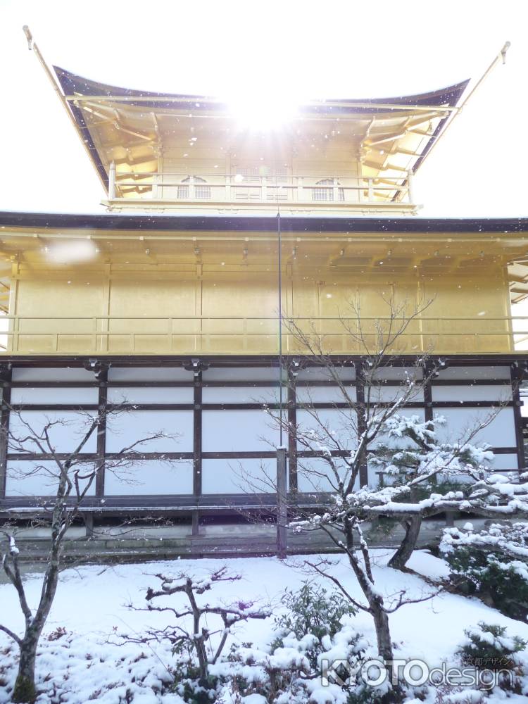 雪の金閣寺　2014.01 -10