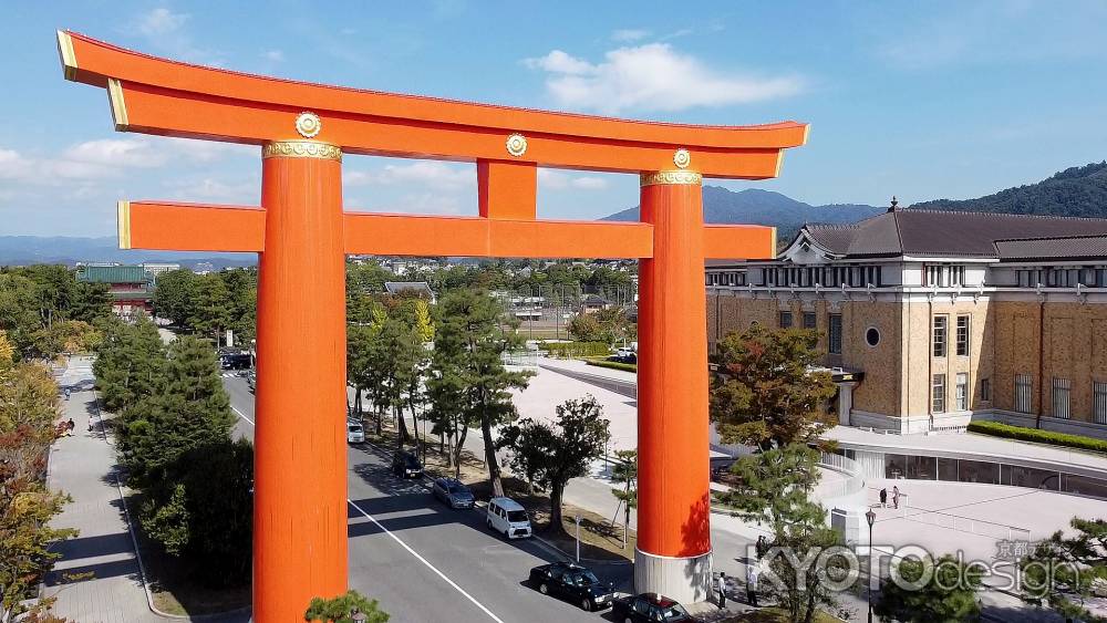 平安神宮の大鳥居