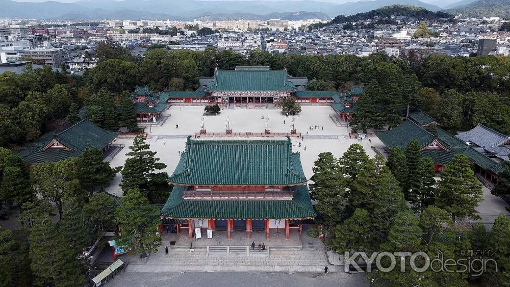 平安神宮　応天門　大極殿