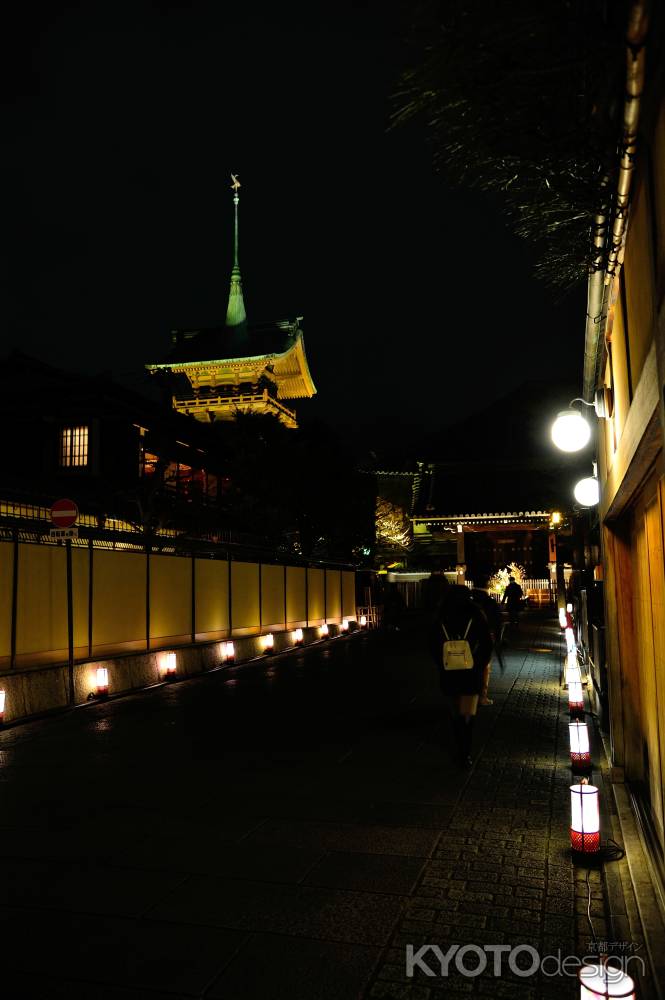 京都・東山花灯路2018 大雲院祇園閣