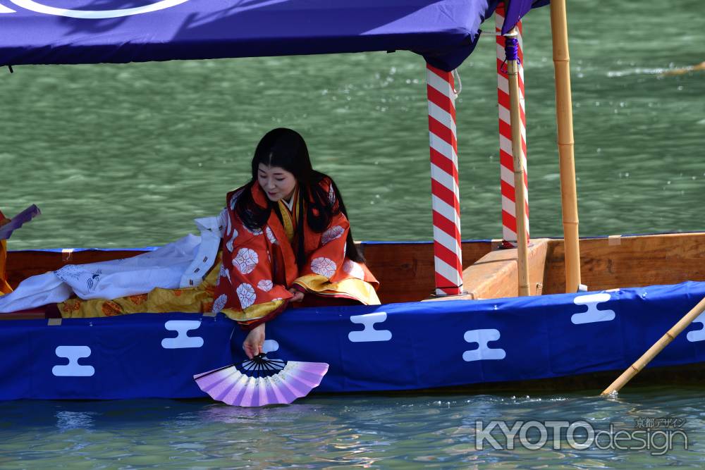 三船祭　扇流し