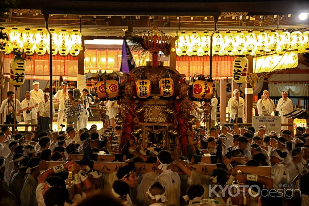 祇園祭後祭 還幸祭　神輿渡御