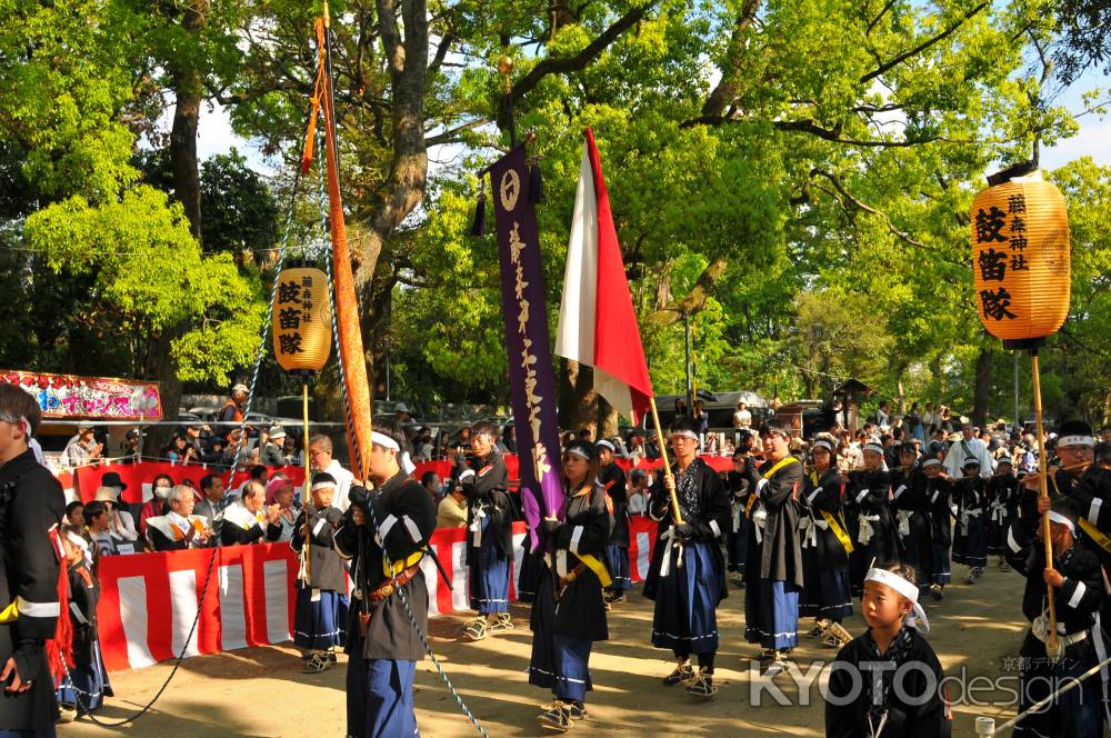 藤森祭　鼓笛隊