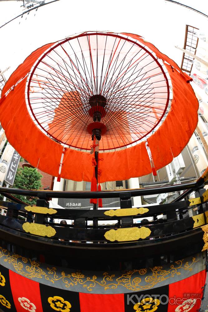 祇園祭　宵々山　綾傘鉾