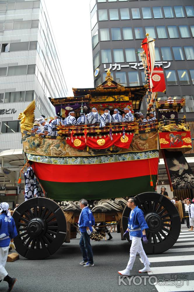 祇園祭2019　船鉾　１８５年ぶりに新調下水引