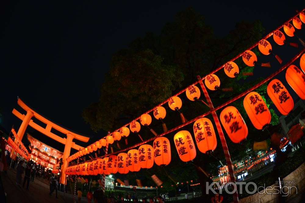 伏見稲荷大社 宵宮祭 2019　万灯神事
