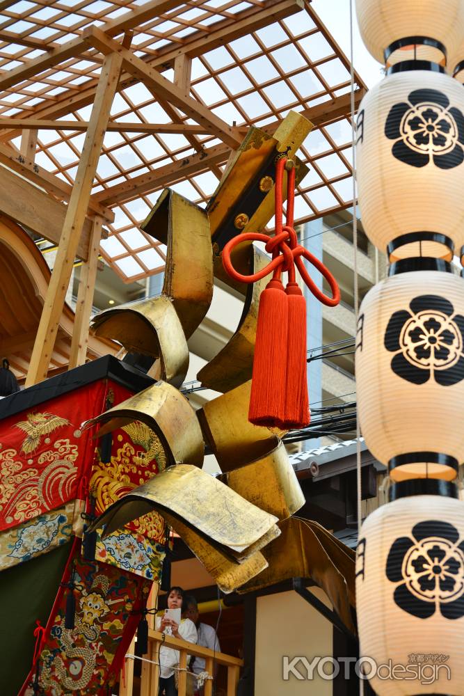 祇園祭　後祭り　2019　大船鉾　金幣