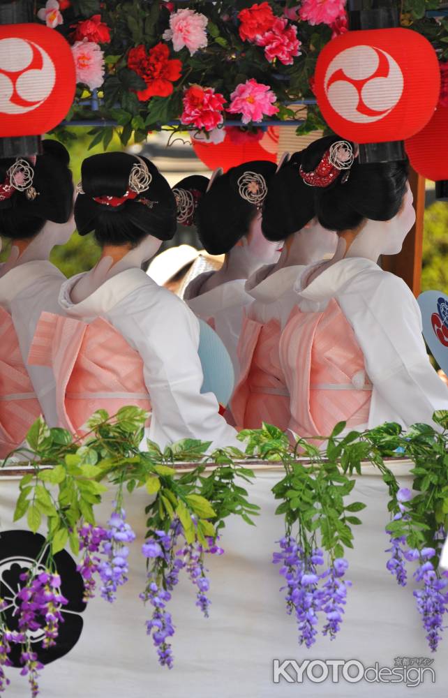 祇園祭　後祭り　2019　花傘巡行　涼しげ