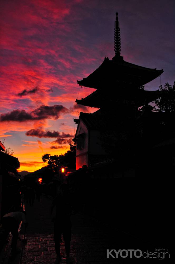 夕焼けが去る時