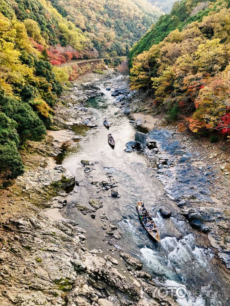 秋の保津川　舟下り編