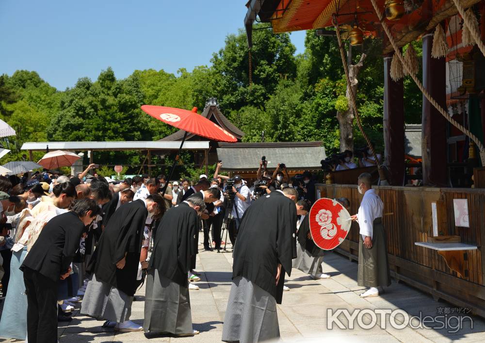 祇園祭の安全を祈願