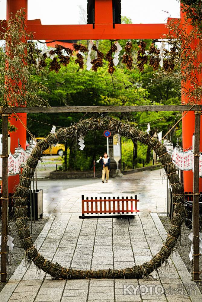 松尾大社さん　茅の輪　2023