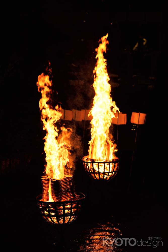 夏越大祓式　篝火